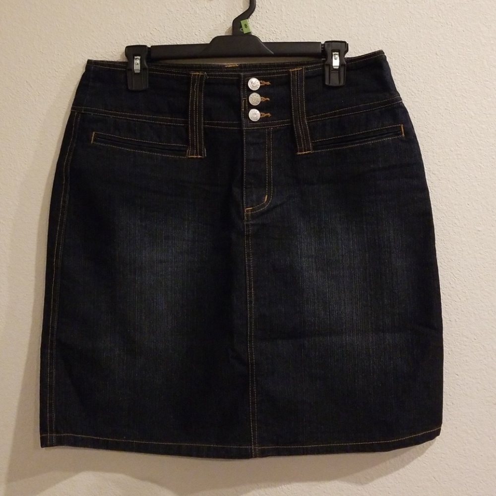 ❣Zoey Beth Demin Four Pockets Jean Skirt❣
